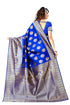 VasthrlayRoyal Blue San Pari Saree
