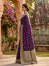Vasthrlay Jaquard Traditional Unstitch Pink Ethnic Wear