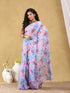 Vasthrlay Georgette Floral Saree