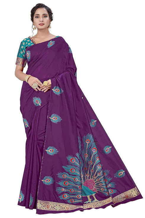 Vasthrlay Banarasi Blouse Maroon Ethnic Wear