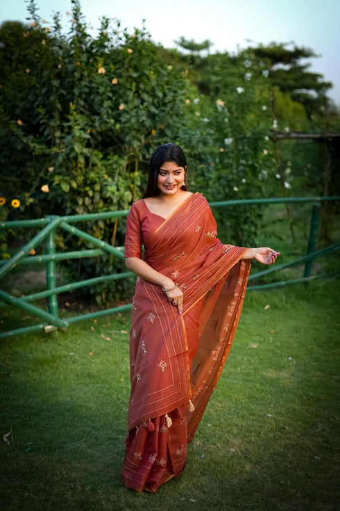 Vasthrlay Khadi Cotton Embroidery