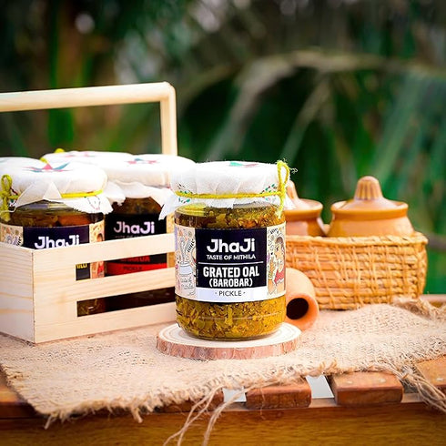 JhaJi - Taste of Mithila Oal Ginger Chilli Mix Pickle