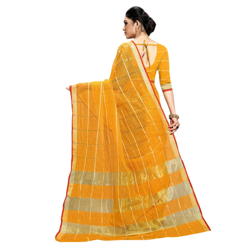 Vasthrlay Cotton Unstitched Saree