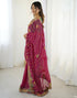 Vasthrlay Georgette Embroidery Red1 Red Saree