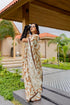 Vasthrlay Fashion Georgette Off Multicolor Ethnic Wear