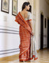 Vasthrlay Bandhani Printed Unstitched Wine Saree