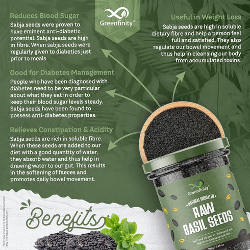 Greenfinity Raw Basil Seeds