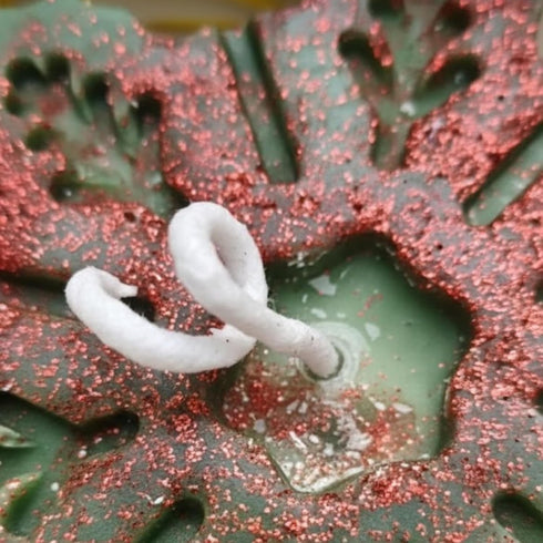 Christmas Snowflake Candle