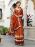 Vasthrlay Chiffon Printed Dark Saree