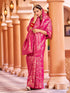 Vasthrlay Women's Kanjivaram Designer Unstitched Saree