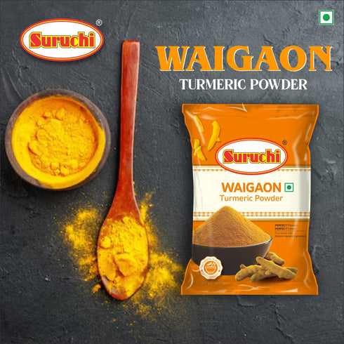 Suruchi Waigaon Turmeric Powder 100g Authentic Waigaon Haldi