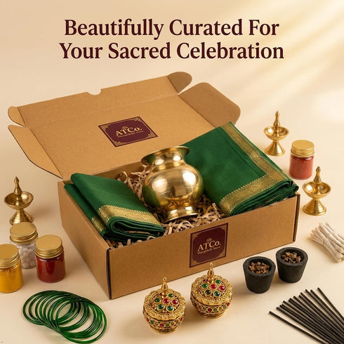 Atco Varalakshmi Pooja Kit with Kalasha