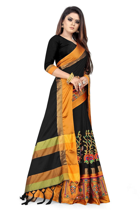 Vasthrlay Peacock Embroidered Saree