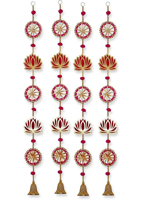 Wood Handmade Lotus Wall & Door Hanging