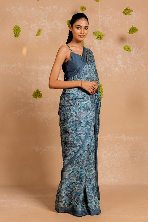 Vasthrlay Fashion Chiffon Printed Ethnic Wear