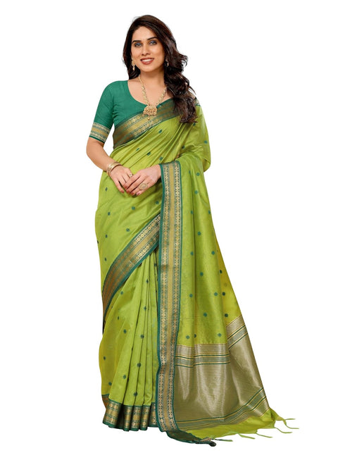 VasthrlayJacquard Boardered Unstitched Mustard Free Ethnic Wear