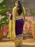 Vasthrlay Printed Yellow Saree