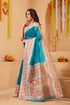 Vasthrlay Pink Unstitched Saree