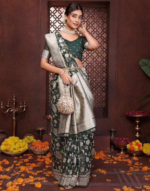 Vasthrlay Kanjivaram Banarasi Wedding Sari Az Ys Yasmin Saree