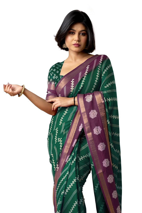 Vasthrlay Fashion Bandhani Printed Ethnic Wear