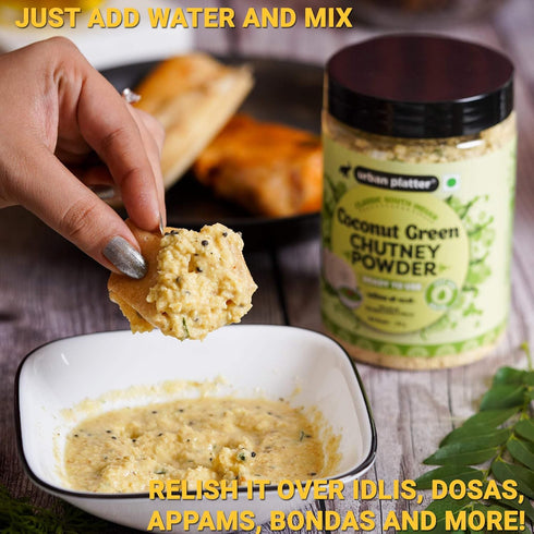 Urban Platter South Indian Style Instant Coconut Green Chutney Powder