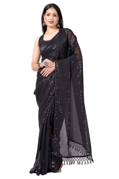 Vasthrlay Georgette Sequence Unstitched