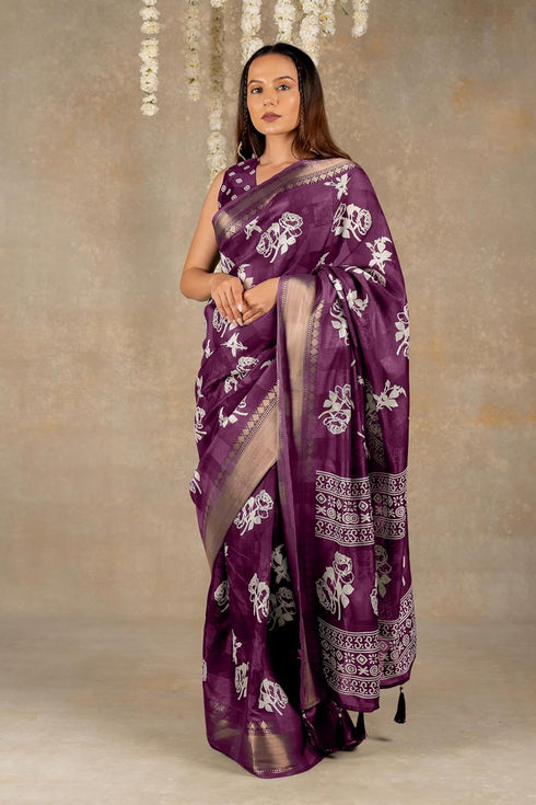 Vasthrlay Fashion Kalamkari Printed Ethnic Wear