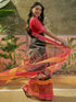 Vasthrlay Womens Printed Unstitched Beige Saree