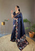 Vasthrlay Women's Paithani Ethnic Unstitched Saree
