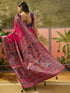 Vasthrlay Womens Weaving Unstitched Green Saree