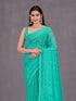 Vasthrlay Orange Chiffon Floral Saree
