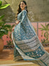 Vasthrlay Womens Printed Unstitched Beige Saree