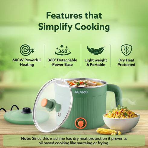 Agaro Regency Multipurpose Kettle With Steamer