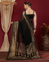 Vasthrlay Georgette Printed Unstitched Maroon Saree
