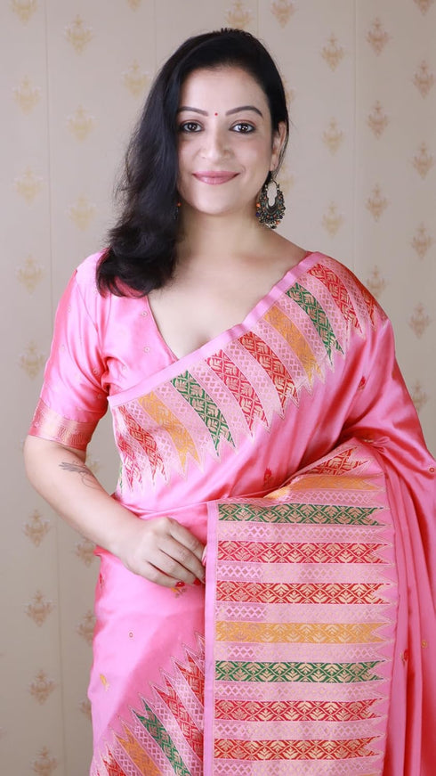 Vasthrlay Kanjivaram Handloom Kashmiri Ethnic Wear