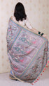 Vasthrlay Printed Unstitched Lavender Ethnic Wear