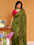 Vasthrlay Bandhani Printed Rama Saree