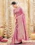Vasthrlay Womens Weaving Unstitched Light Green Saree