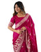 Vasthrlay Banarasi Weaving Unstitched Blue Saree