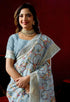 Vasthrlay Grey Embroidery Saree