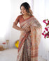 Vasthrlay Handloom Burgundy Traditional Saree