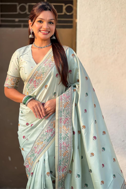 Vasthrlay Kanjivaram Unstitched Blouse Ethnic Wear