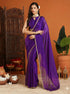 Vasthrlay Orange Decorative Unstitched Saree