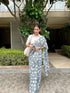VasthrlayPrinted Chanderi Unstitched Ethnic Wear