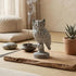 Handmade Soapstone Owl Statue for Home Decor | White Marble Finish Lucky Owl Showpiece