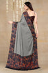 Vasthrlay Fashion Rhinestone Embellished Black Ethnic Wear