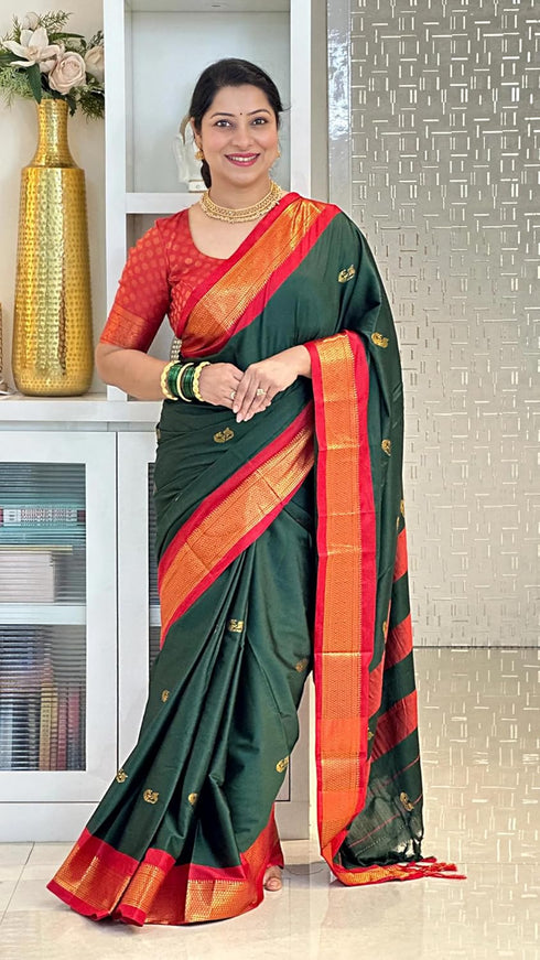 Vasthrlay Kanjivaram Lichi Blouse Ethnic Wear