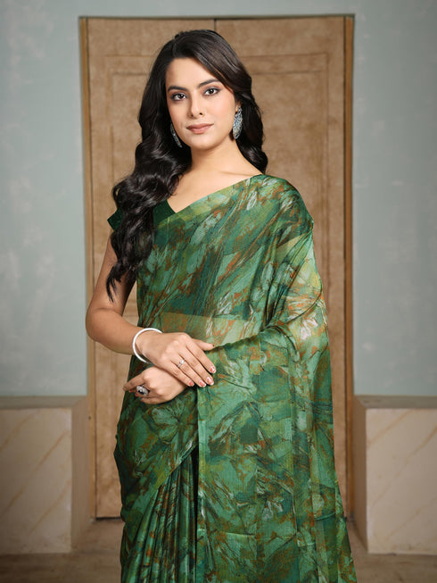 Vasthrlay Chiffon Floral Saree