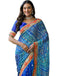 Vasthrlay Bandhani Embroidery Unstitched Pink Saree