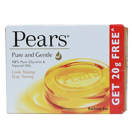 Pears Pure & Gentle with Glycerin & Natural Oils Bathing Bar